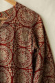 Image for Kusvaa Ws120 Tamarillo Sandal Ajrakh Print Short Kurti Close