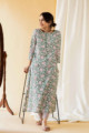 Image for Kusvaa Wsr125 Sage Green Night Shadz Kurta Pant Set