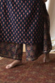Image for Kusvaa Avdaf13 Mirage Blue And Pink Kurta Palazzo And Kota Doria Dupatta Bottom