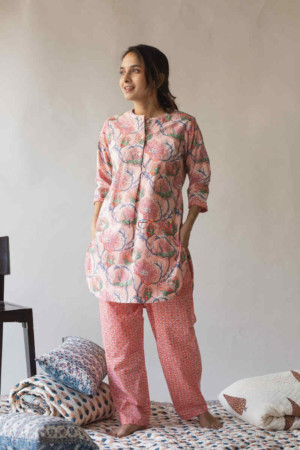 Image for Kusvaa De21 Sea Pink Peach Jammies Set Featured