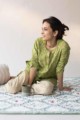 Image for Kusvaa De24 Wild Willow Green Jammies Set Sitting 1
