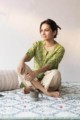 Image for Kusvaa De24 Wild Willow Green Jammies Set Sitting