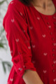Image for Kusvaa Kc56 Tamirillo Red Pant Set Sleeves