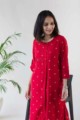 Image for Kusvaa Kc56 Tamirillo Red Pant Set Top