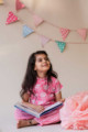 Image for Kusvaa Kkk33 Deep Blush Pink Cotton Set Sitting