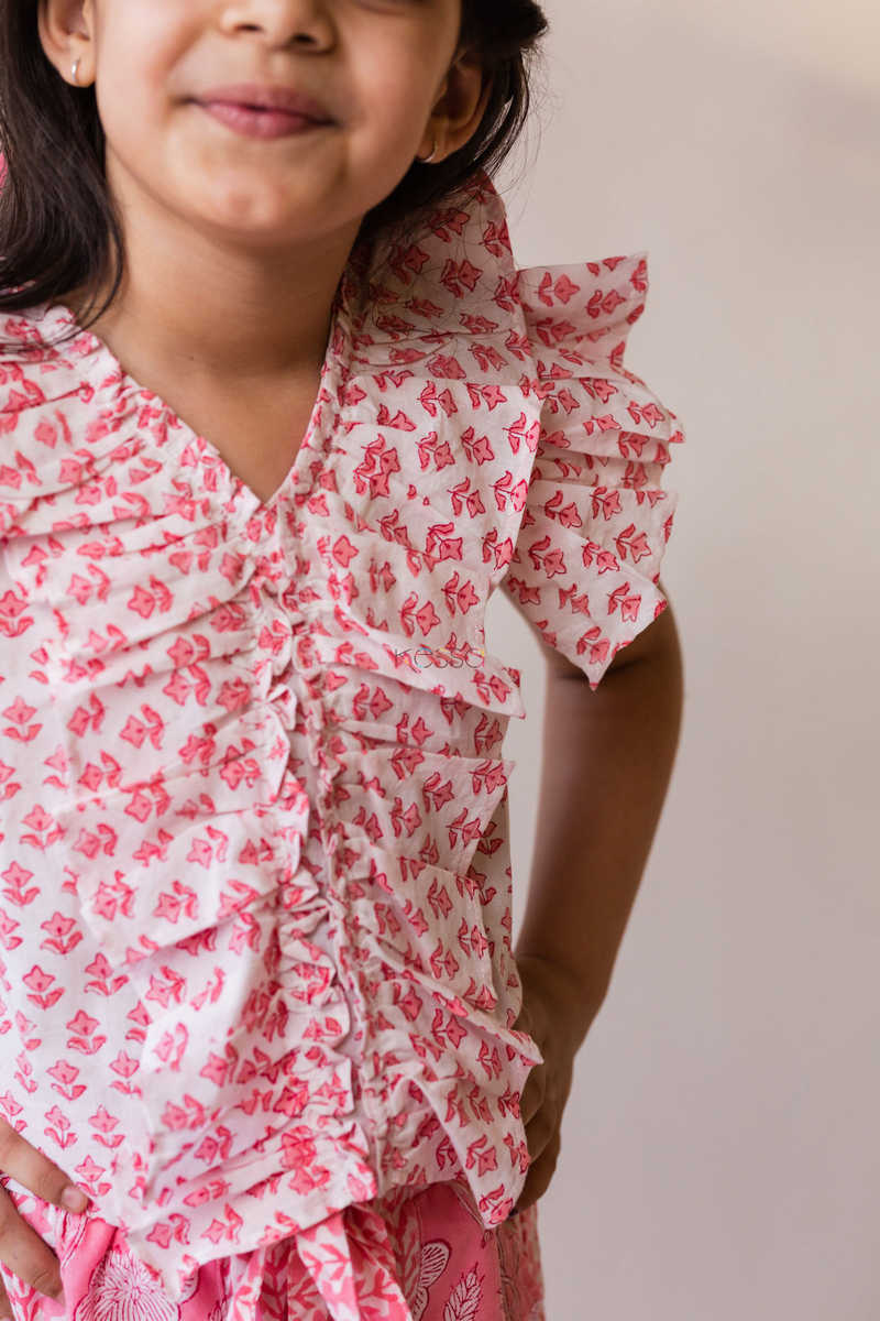 Image for Kusvaa Kkk33 Deep Blush Pink Cotton Set Top1 Close