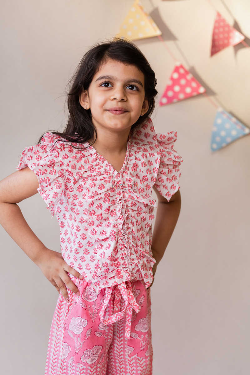 Image for Kusvaa Kkk33 Deep Blush Pink Cotton Set Top1
