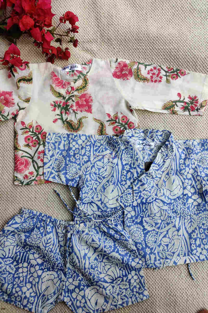 Image for Kusvaa Kkk36 0 3 Months New Born Blue White Pink Set