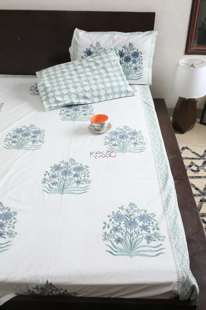 Image for Kusvaa Kpb26 Pickled Bluewood Double Bedsheet Featured