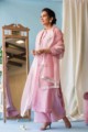 Image for Kusvaa Ve04 Pink Flare Chanderi Complete Set Side
