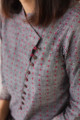 Image for Kusvaa Ws580 Soya Bean Straight Kurta With Pants Button