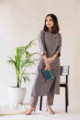 Image for Kusvaa Ws580 Soya Bean Straight Kurta With Pants Front