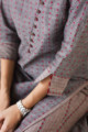 Image for Kusvaa Ws580 Soya Bean Straight Kurta With Pants Sleeve