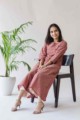 Image for Kusvaa Ws585 Brandy Rose A Line South Cotton Kurta Sitting