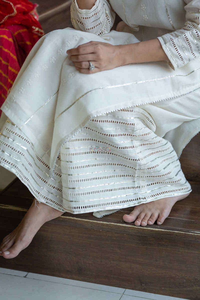 Image for Kusvaa Ws587 Shifley Kurta Pant Set Close Bottom