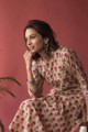 Image for Kusvaa Ws595 Flower Booti Straight Fit Kurta Sitting 1