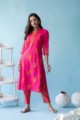 Image for Kusvaa Ws596 French Rose Kurta Pant Set Front