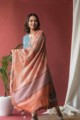 Image for Kusvaa Wsr142 Fountain Blue A Line Kurta Dupatta Set Dupatta