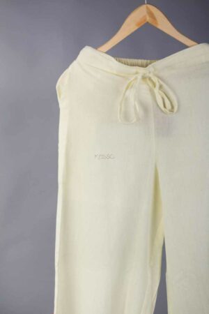 Image for Sap01 Cotton Salwar Cream Front New