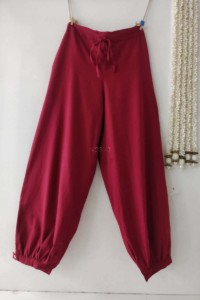 Image for Sap01 Maroon Cotton Salwar