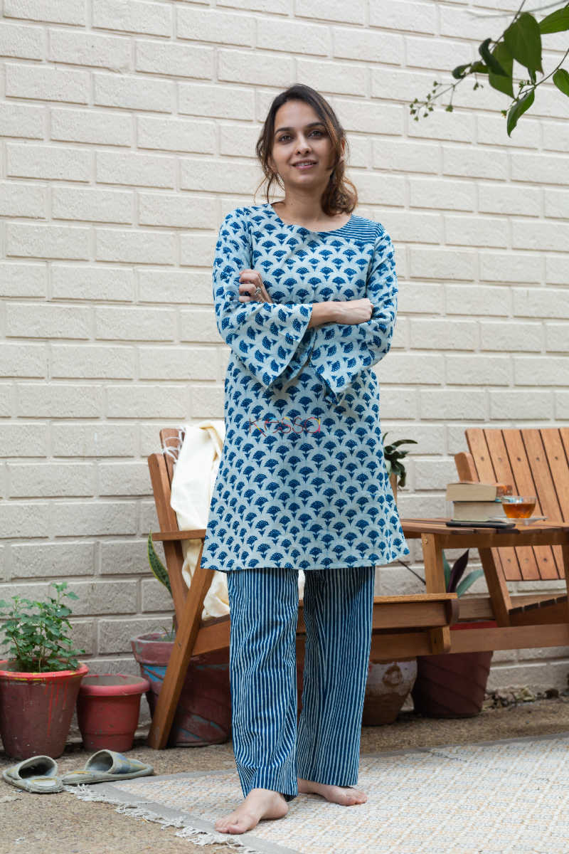 Image for Kusvaa De34 Congress Blue And Catskill White Jammies Set Featured