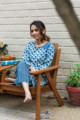 Image for Kusvaa De34 Congress Blue And Catskill White Jammies Set Sitting
