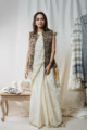 Image for Kusvaa Sj21 Beige And Black Half Jacket Double