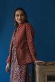 Image for Kusvaa Sjf26 Beige And Maroon Full Jacket Look