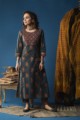 Image for Kusvaa Ws599a Tuna Grey Kurta Pant Set Front