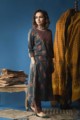 Image for Kusvaa Ws599a Tuna Grey Kurta Pant Set Left