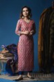 Image for Kusvaa Wsr143a Petite Orchid Chanderi Block Print Kurta Front 2