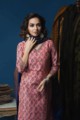 Image for Kusvaa Wsr143a Petite Orchid Chanderi Block Print Kurta Look 1