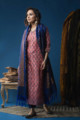 Image for Kusvaa Wsr143a Petite Orchid Chanderi Block Print Kurta Side