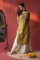 Image for Kusvaa Wsr144 Turmeric Yellow Chanderi Kurta Look