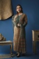 Image for Kusvaa Wsr147 Olive Green Mustard Kurta And Kota Dupatta Set Look