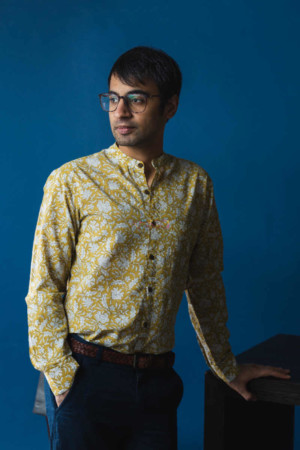 Image for Kusvaa Awk12 Chalky Yellow Full Sleeves Shirt Featured