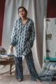 Image for Kusvaa De36 Indigo Jammies Set Front