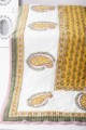 Image for Kusvaa Kaq79 Saffron Yellow Single Bed Quilt Front