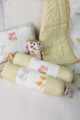 Image for Kusvaa Kaq85 Powder Ash Flower Baby Quilt Set Bolster