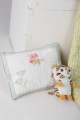Image for Kusvaa Kaq85 Powder Ash Flower Baby Quilt Set Pillow