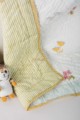 Image for Kusvaa Kaq85 Powder Ash Flower Baby Quilt Set Quilt