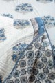 Image for Kusvaa Kpb28 Wedgewood Block Print Double Bedsheet Closeup 1