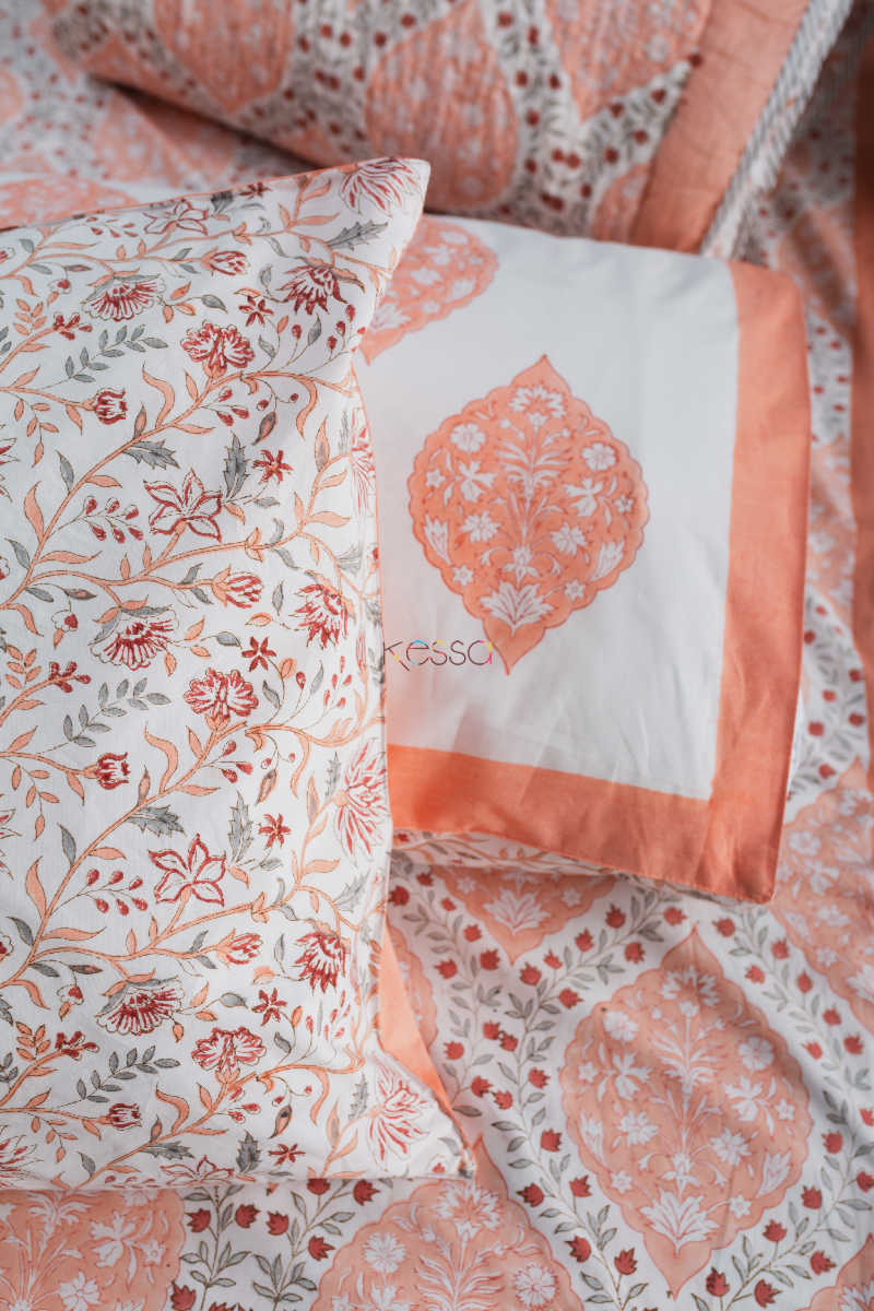 Image for Kusvaa Kpb31 Petite Orchid Double Bedsheet Closeup