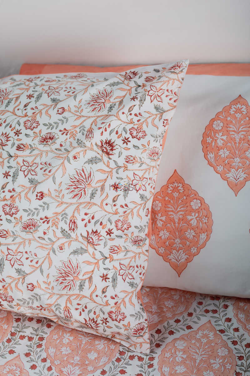 Image for Kusvaa Kpb31 Petite Orchid Double Bedsheet Look