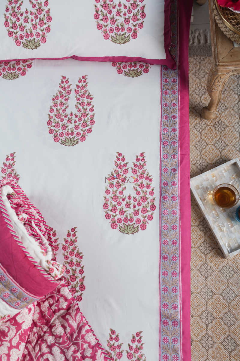 Image for Kusvaa Kpb32 Cranberry Double Bedsheet Featured