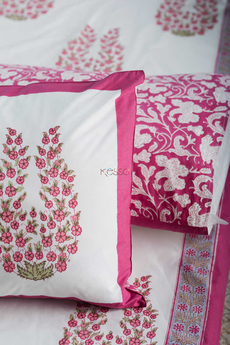 Image for Kusvaa Kpb32 Cranberry Double Bedsheet Front