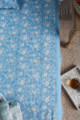 Image for Kusvaa Kpb33 Polo Blue Double Bedsheet Front