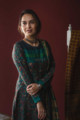 Image for Kusvaa Kuoj133 Multicolor Tussar Kurta Dupatta Set 1