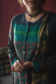 Image for Kusvaa Kuoj133 Multicolor Tussar Kurta Dupatta Set Closeup