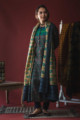 Image for Kusvaa Kuoj133 Multicolor Tussar Kurta Dupatta Set Look 1